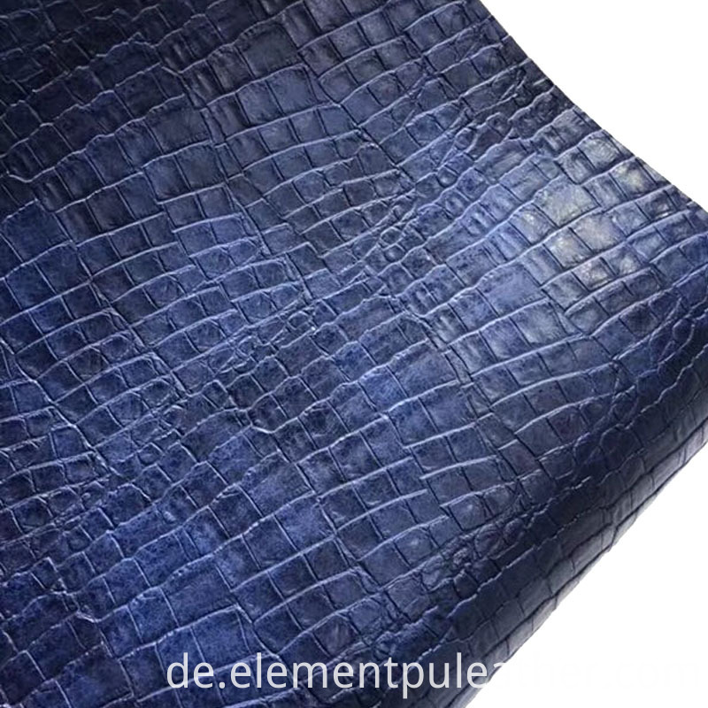 Gefälschte Krokodilleder PU Fake Crocodile Leather PU